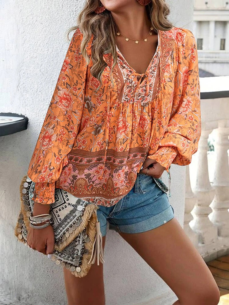 Elegant Floral Blouse for women