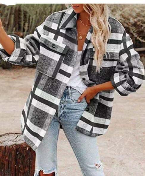 Heidi - Trendy Plaid Shirt