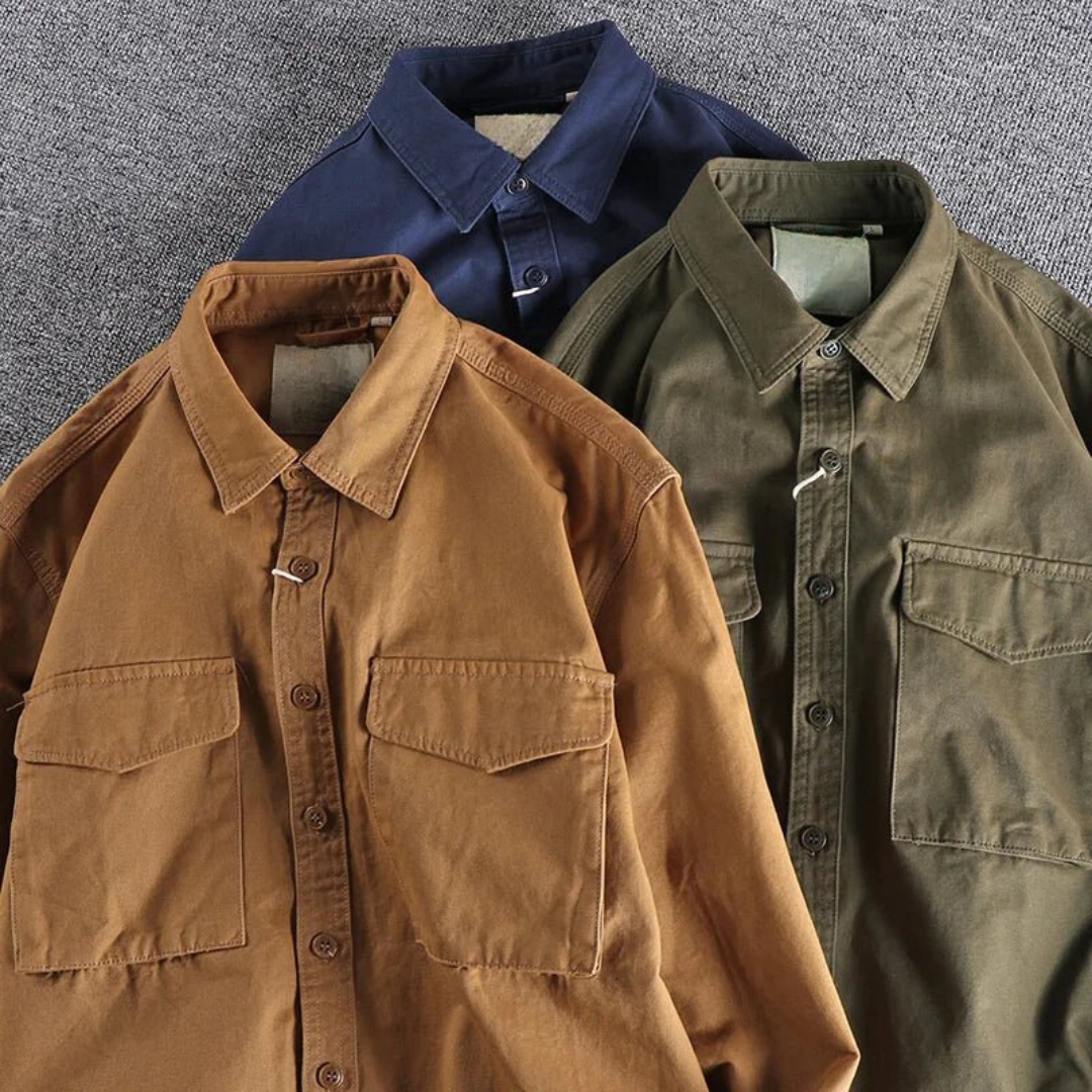 London style cargo shirt for men