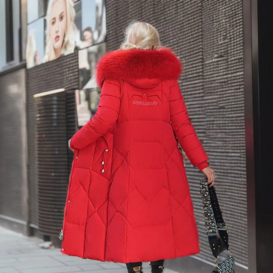 Extended Warm Winter Coat for women