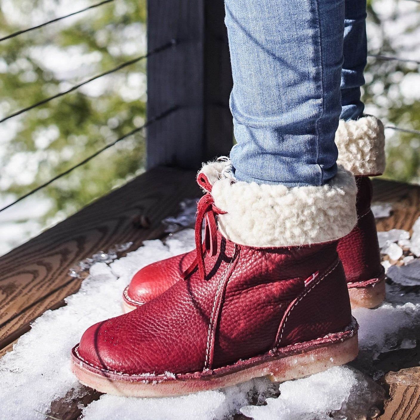 Waterproof Boots With Wool Lining