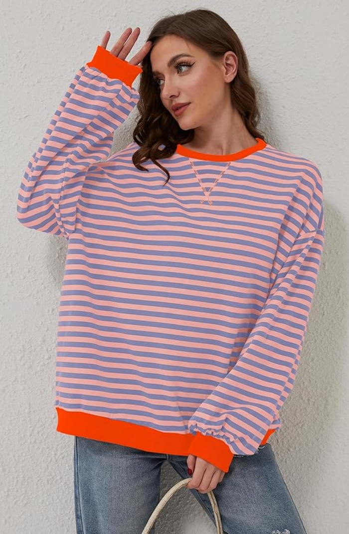 Solenn - Cozy Stripes Sweatshirt