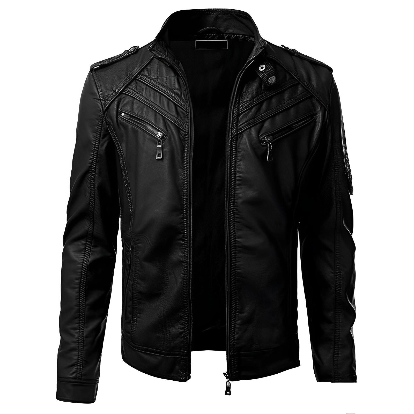 Luxury leather jacket for men