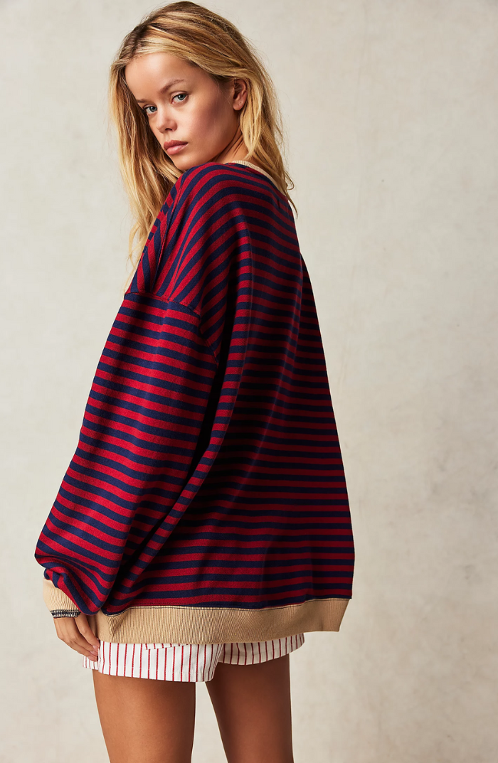 Solenn - Cozy Stripes Sweatshirt