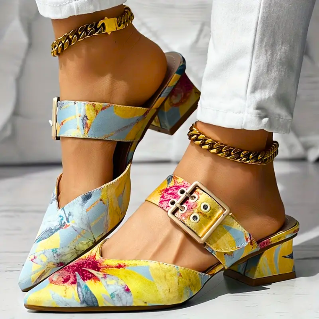 Talina - Colour Heeled Sandals