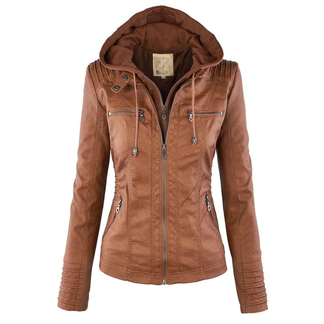 Ladies winter jacket with hood