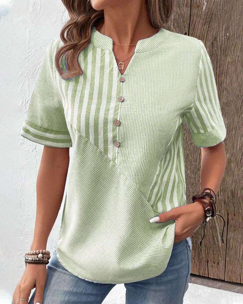 Casual Button Blouse for women