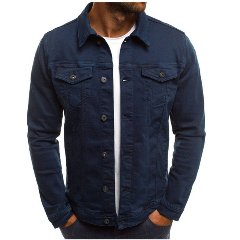 Casual denim jacket for men