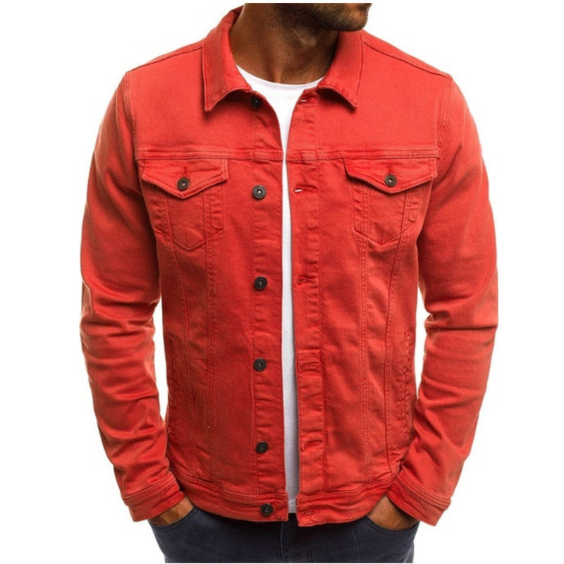 Casual denim jacket for men