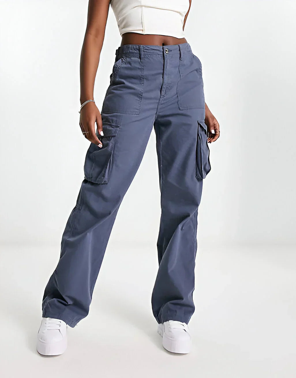 Adjustable Waist Cargo Pants for women