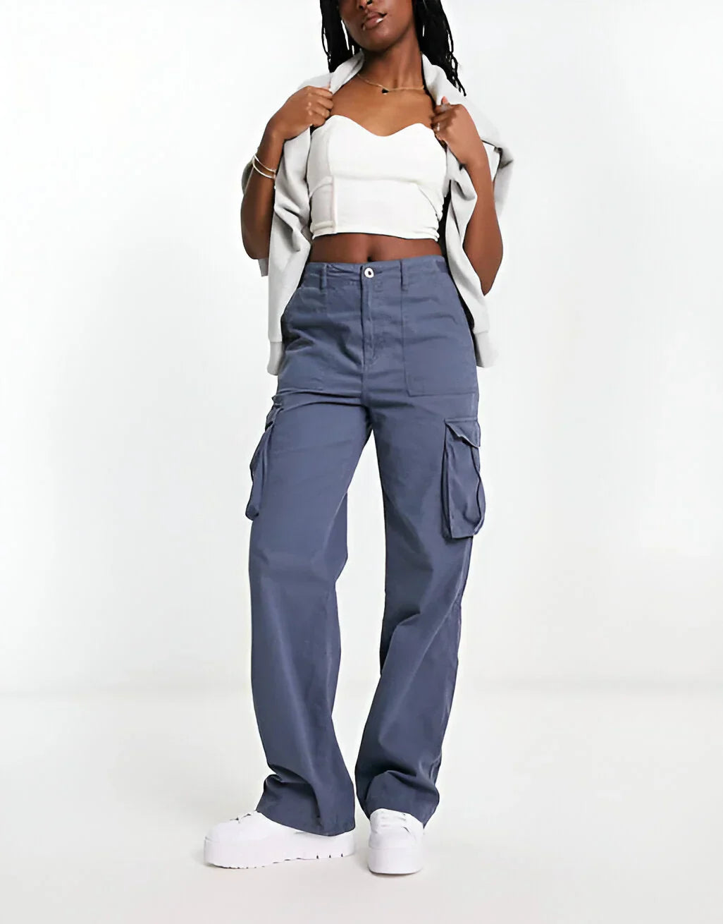 Adjustable Waist Cargo Pants for women