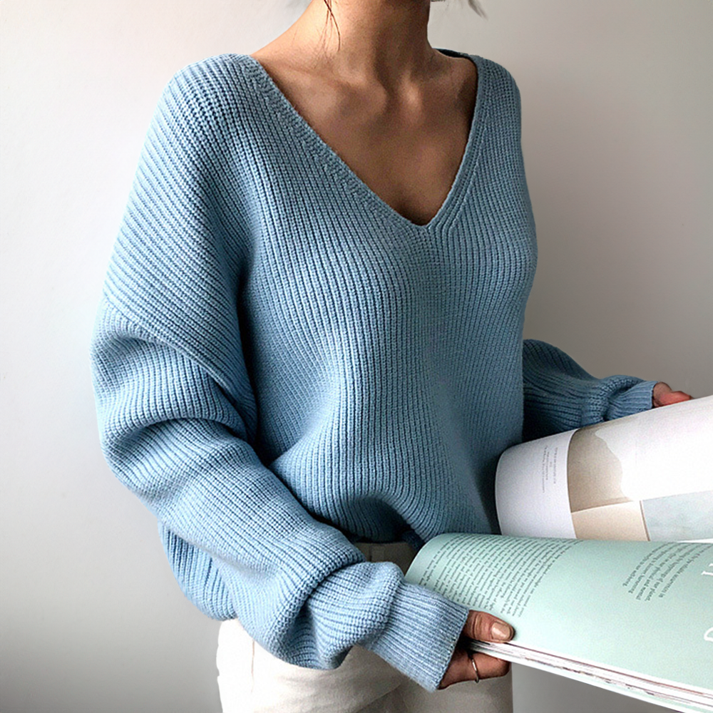 Ambroisé couture jumper in soft layered knit