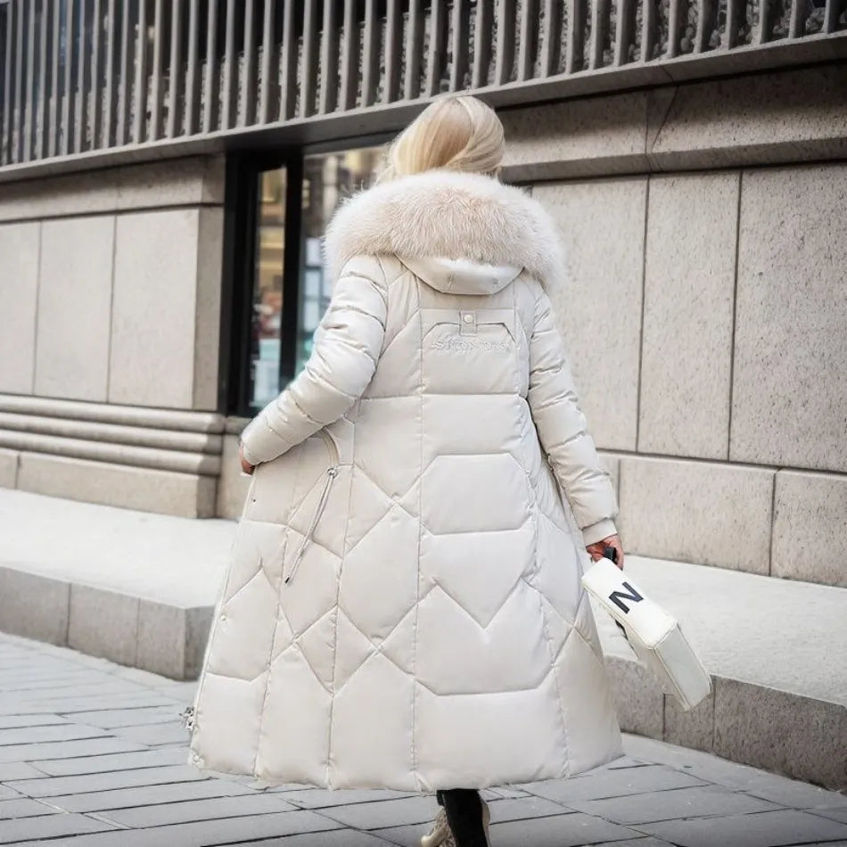 Extended Warm Winter Coat for women