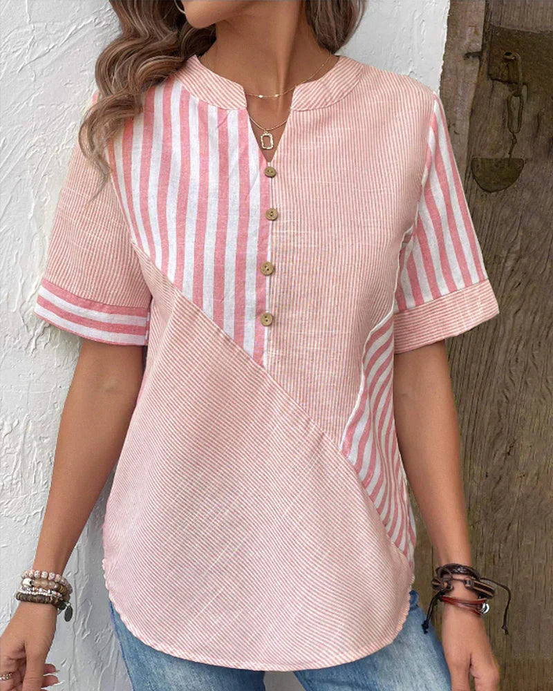 Casual Button Blouse for women