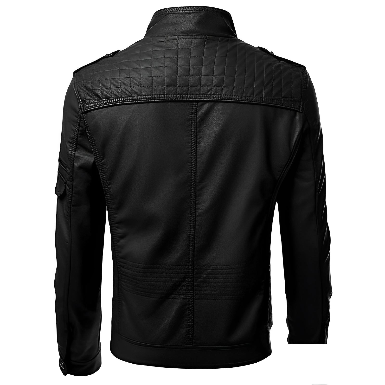 Luxury leather jacket for men