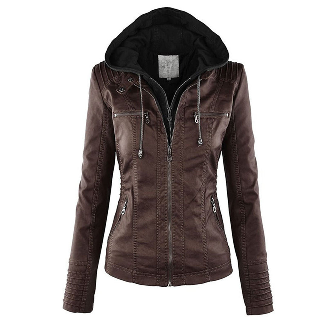 Ladies winter jacket with hood