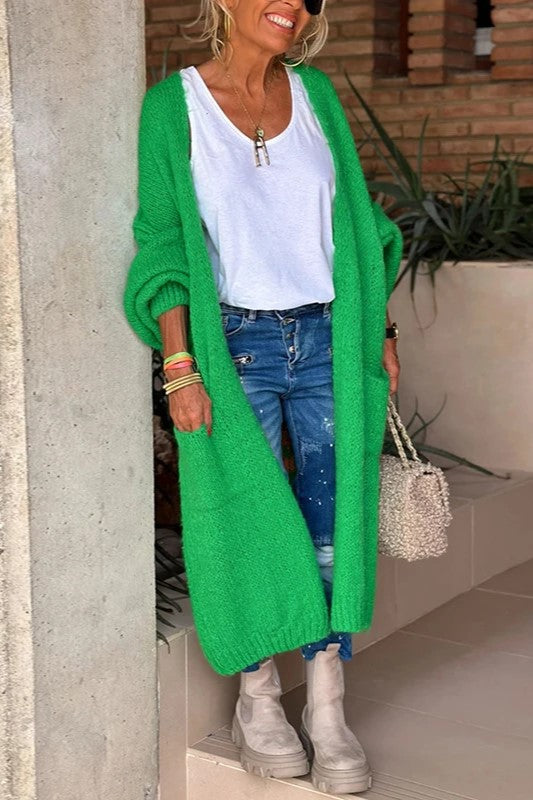 Long Knitted Cardigan for women