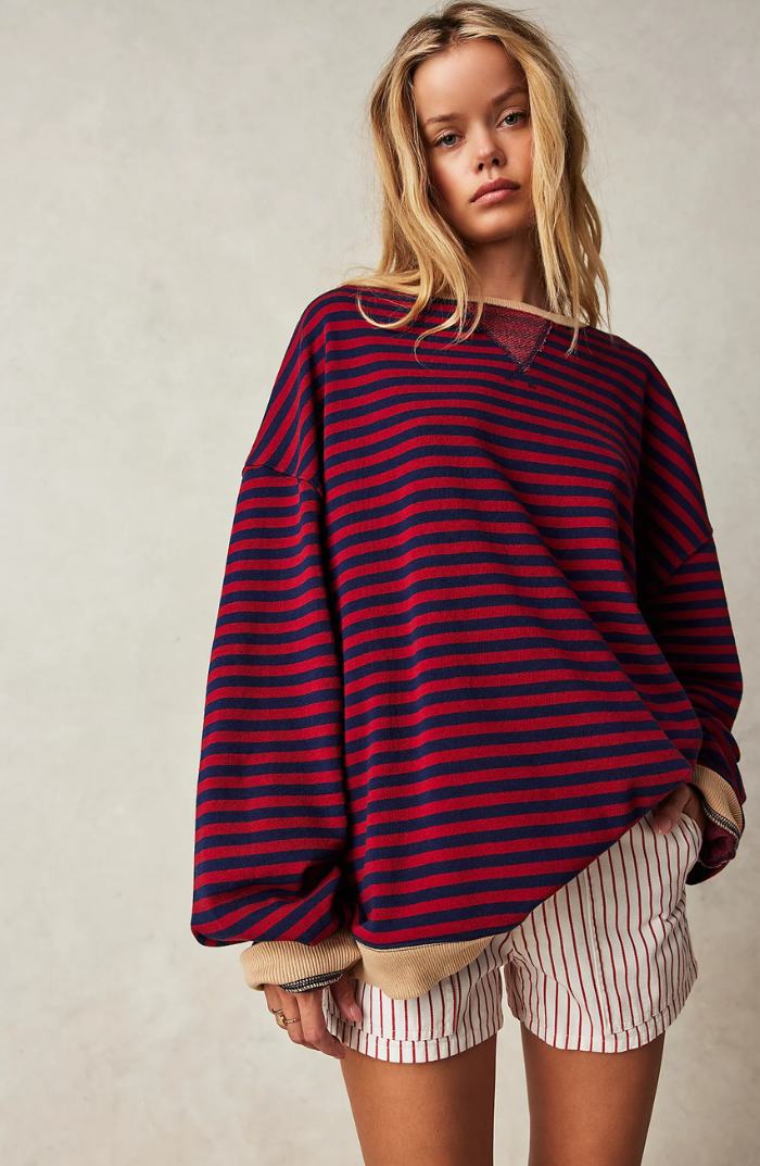 Solenn - Cozy Stripes Sweatshirt