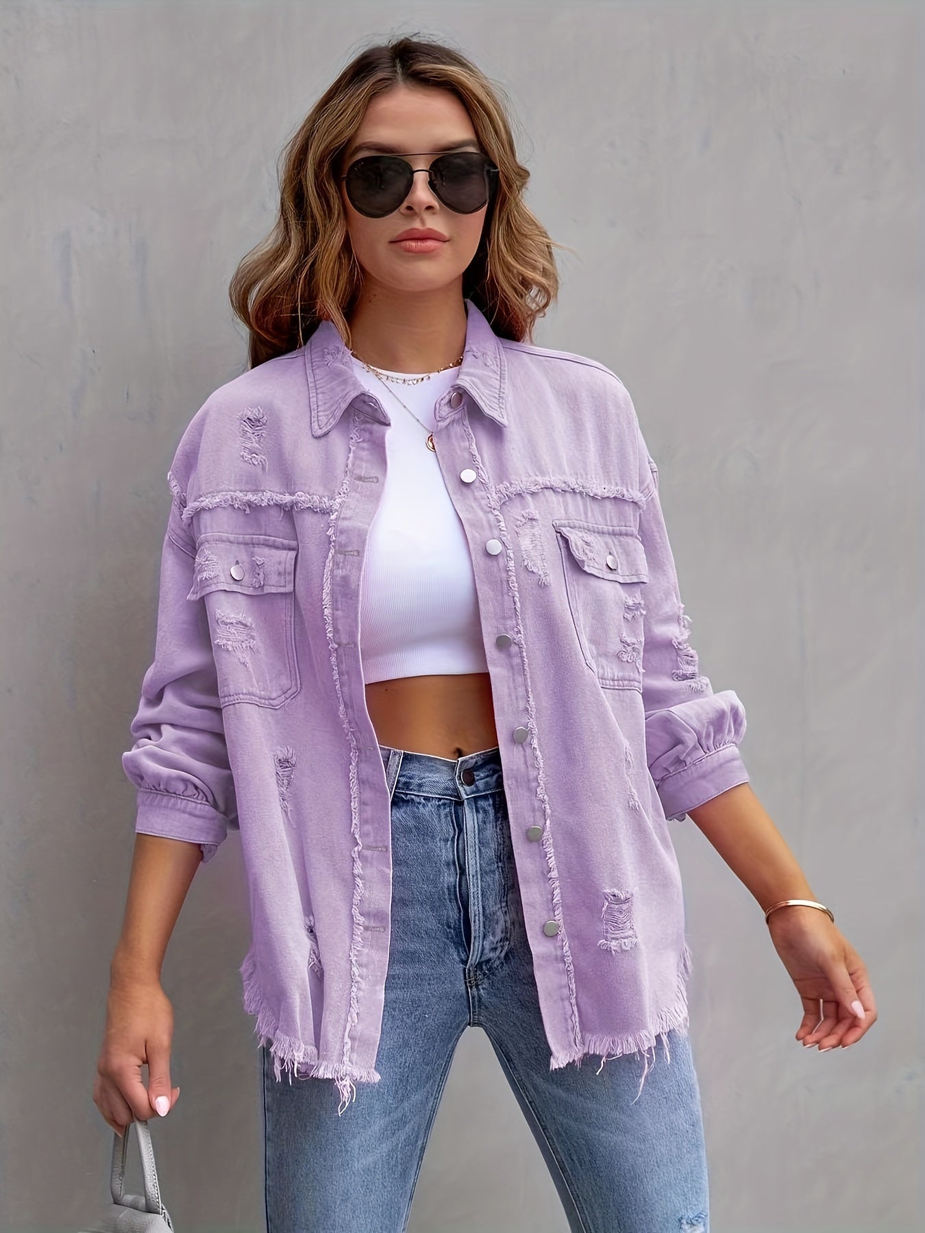 Oversized jacket for women