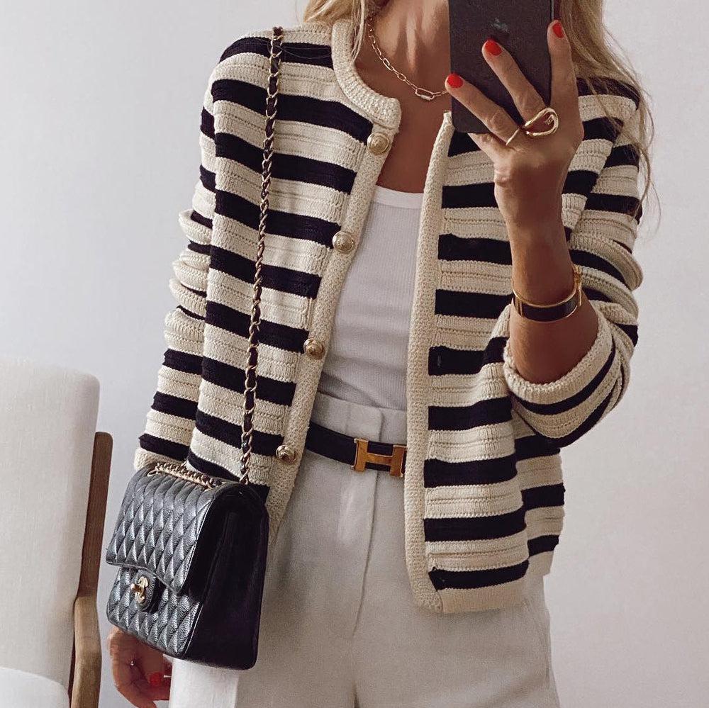 Willow - Striped Cardigan