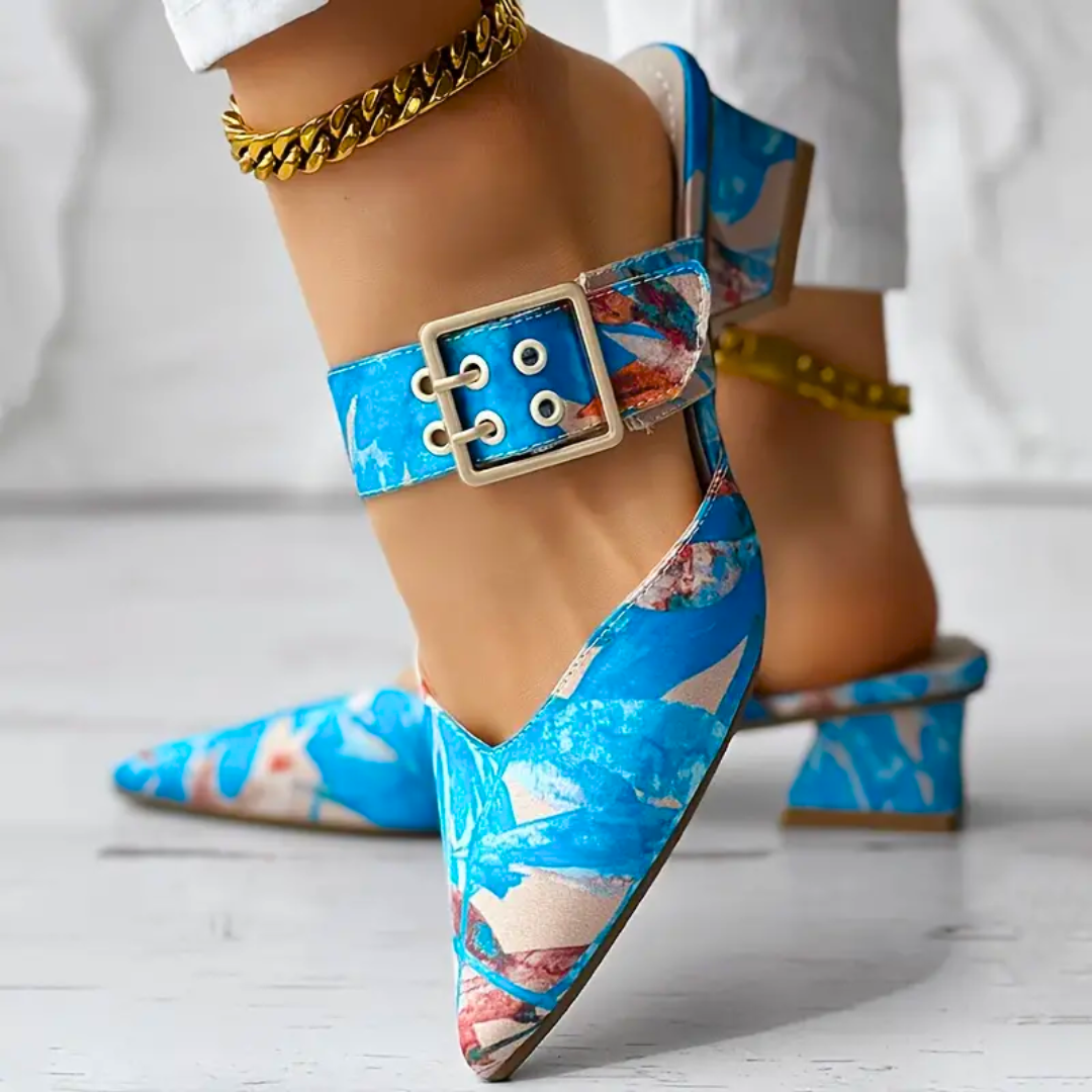 Talina - Colour Heeled Sandals