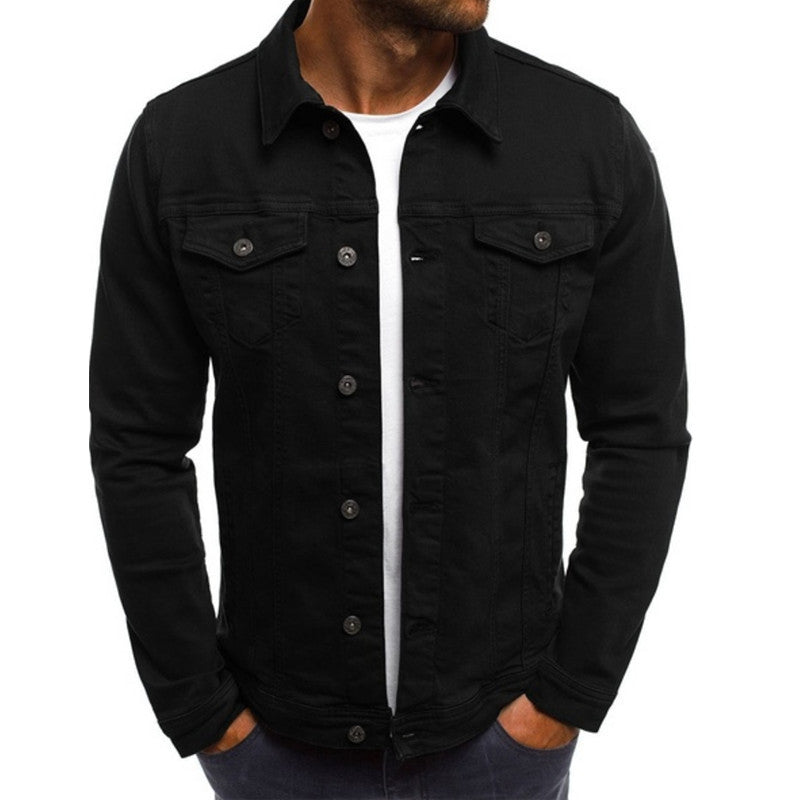 Casual denim jacket for men