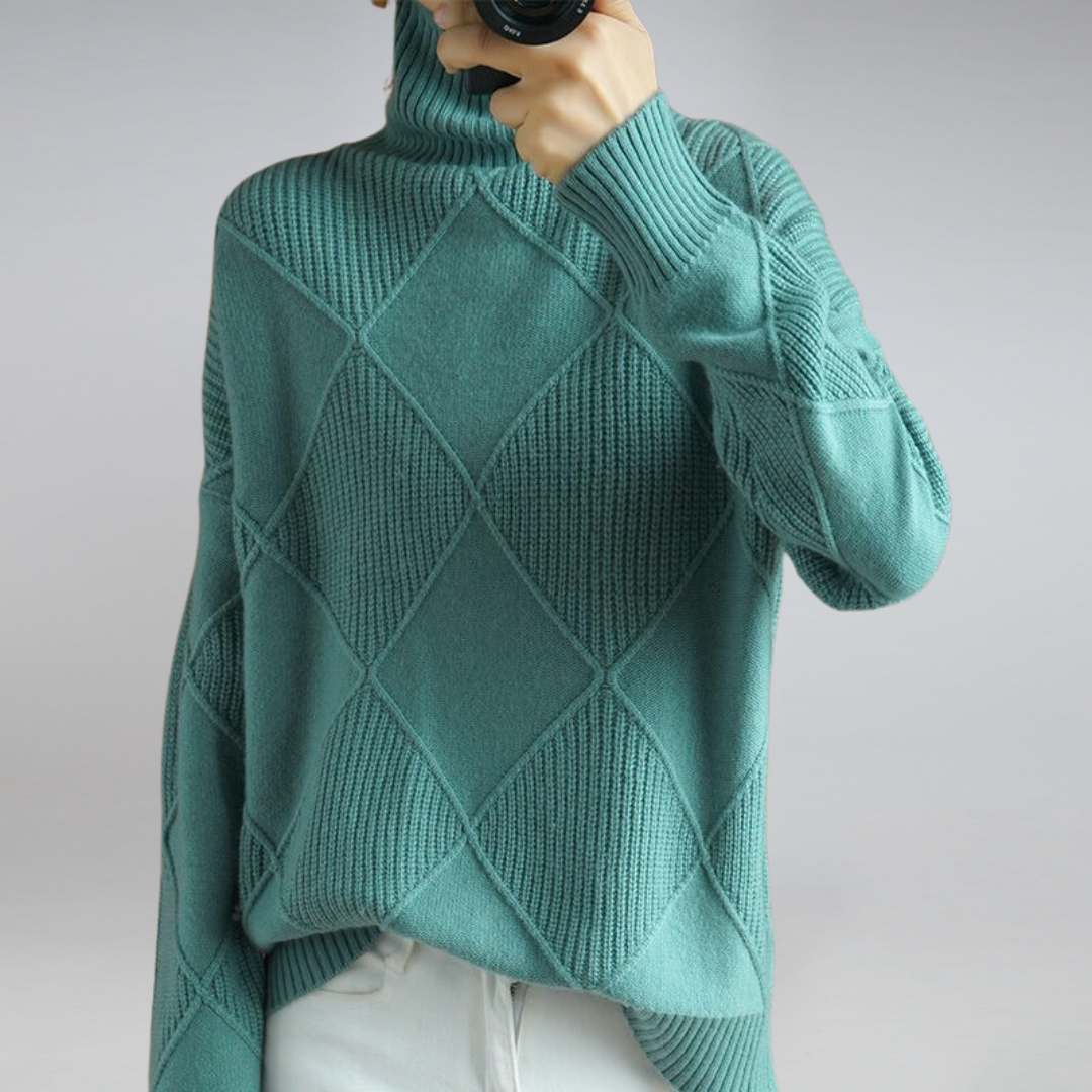 Adelle - Cashmere Turtleneck Sweater