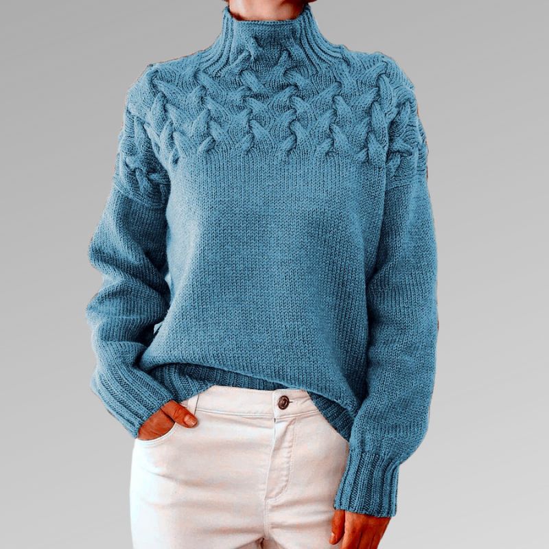 Lauren - Turtleneck Knit Sweater