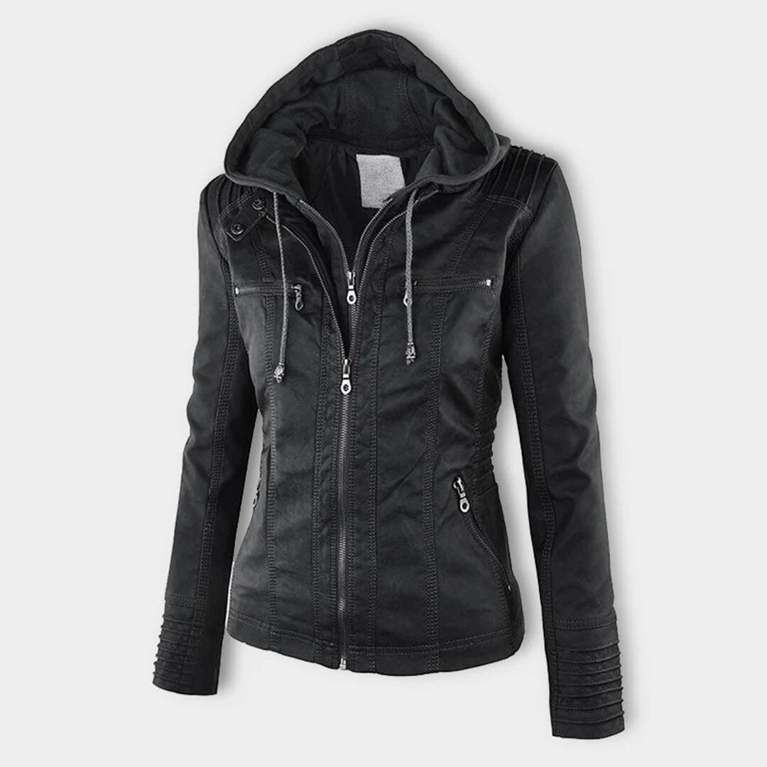 Ladies winter jacket with hood