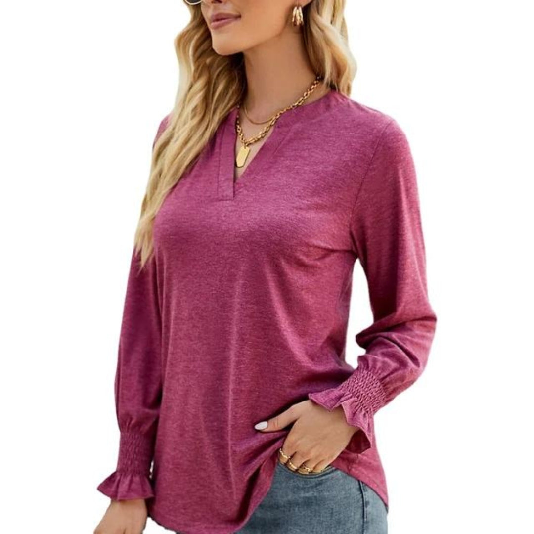 Alison - Stylish Long Sleeve Shirt