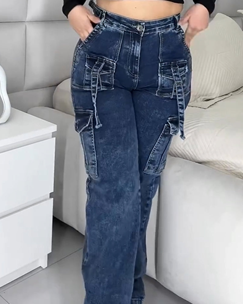 Mariana - High Waisted Work Jeans