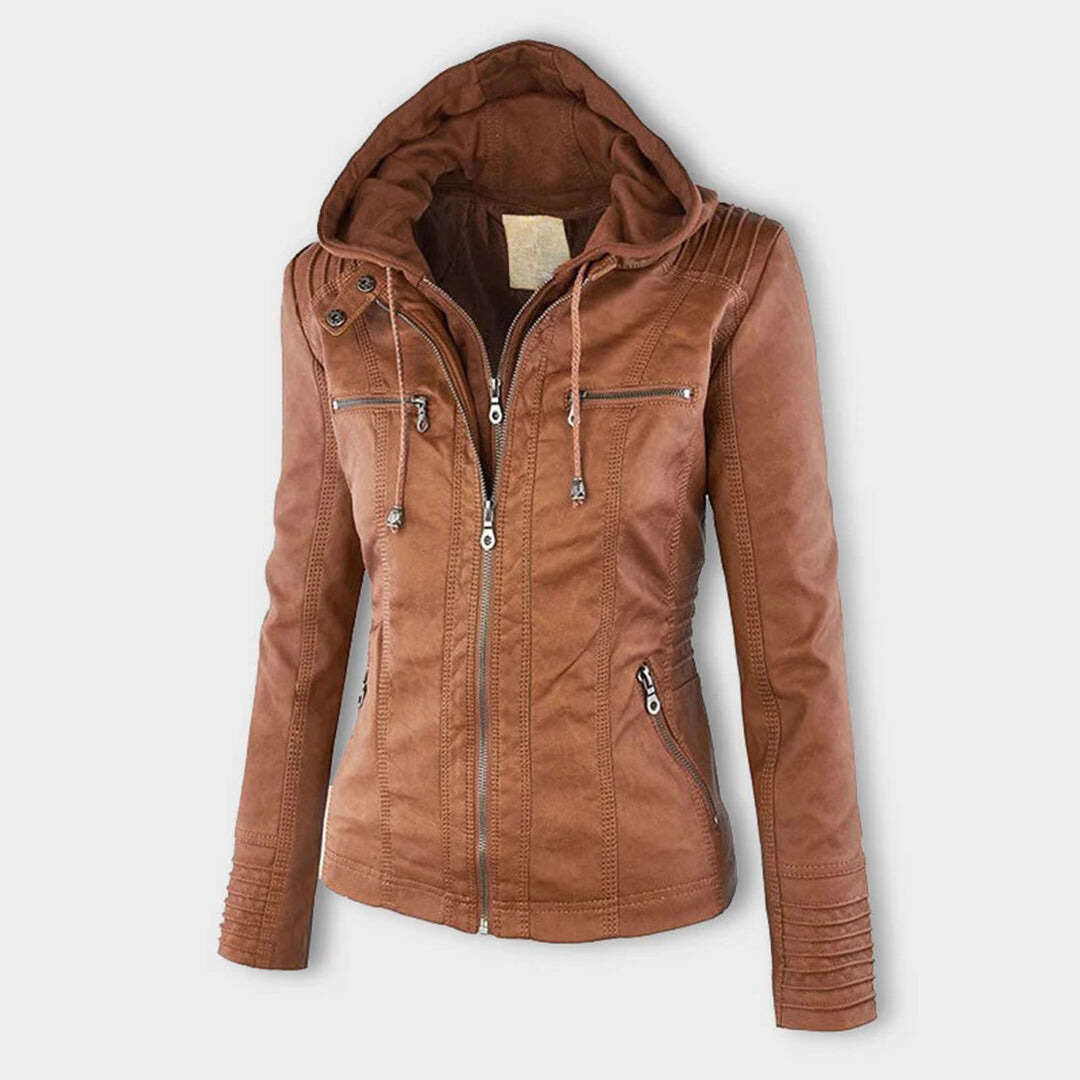 Ladies winter jacket with hood