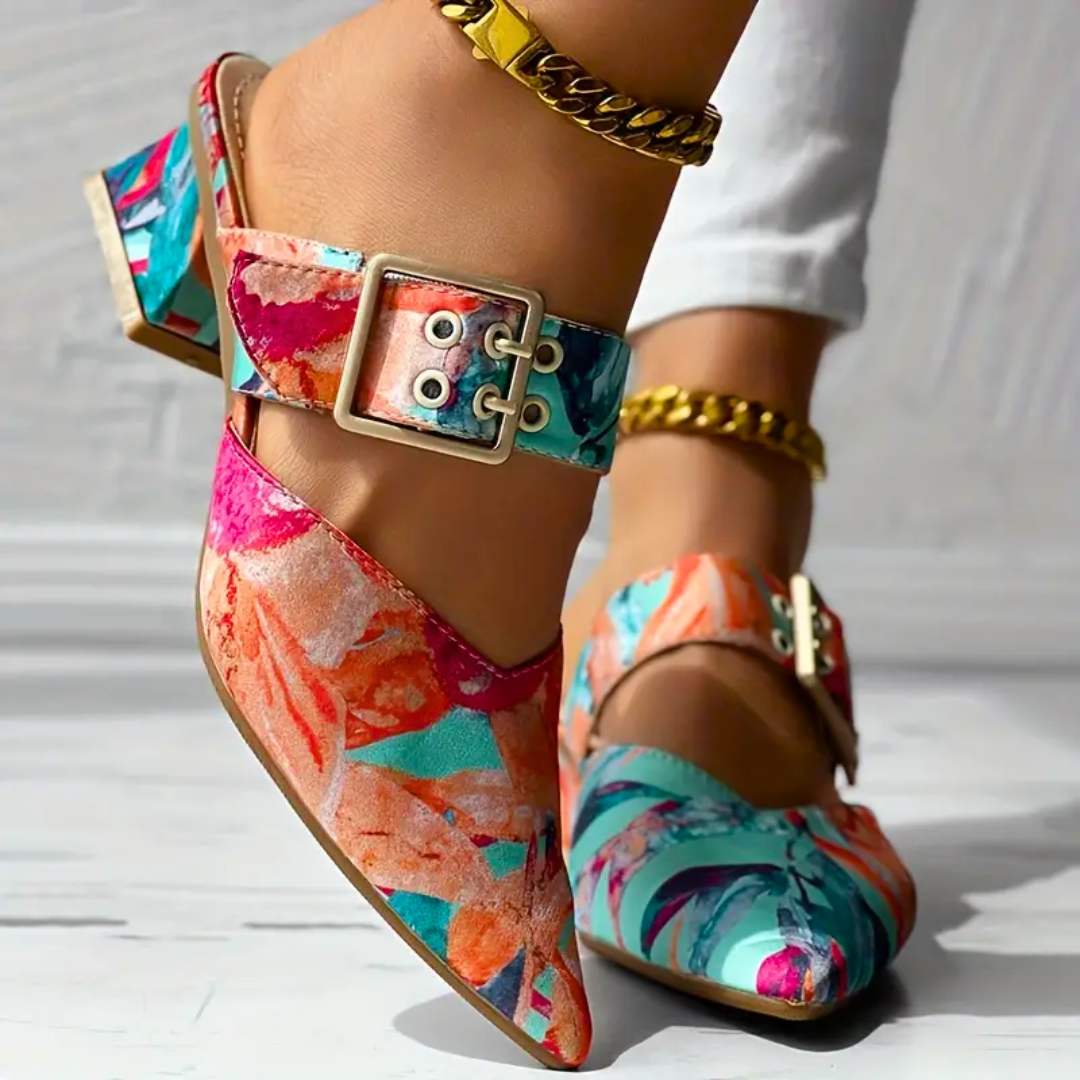 Talina - Colour Heeled Sandals