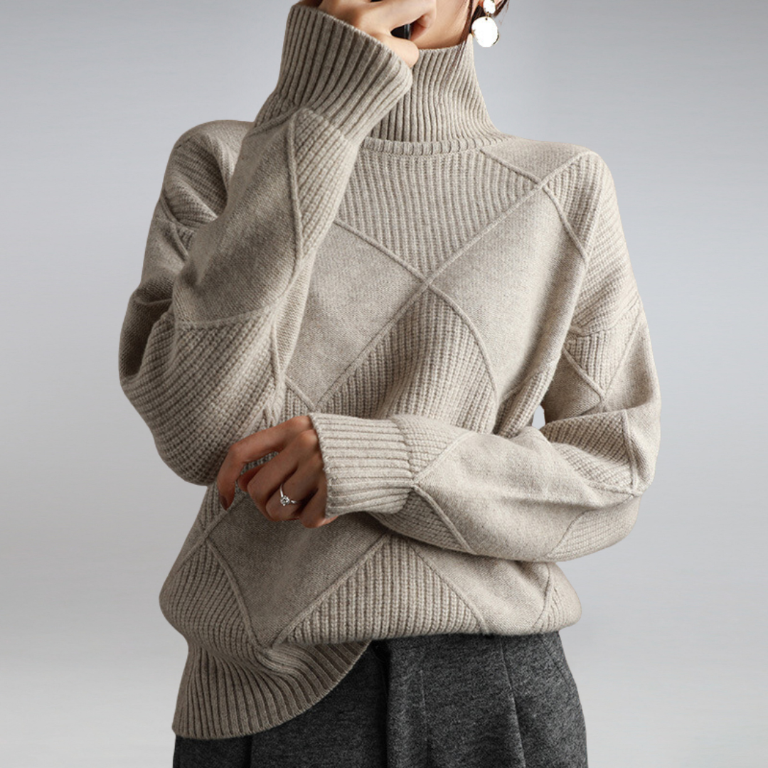 Adelle - Cashmere Turtleneck Sweater