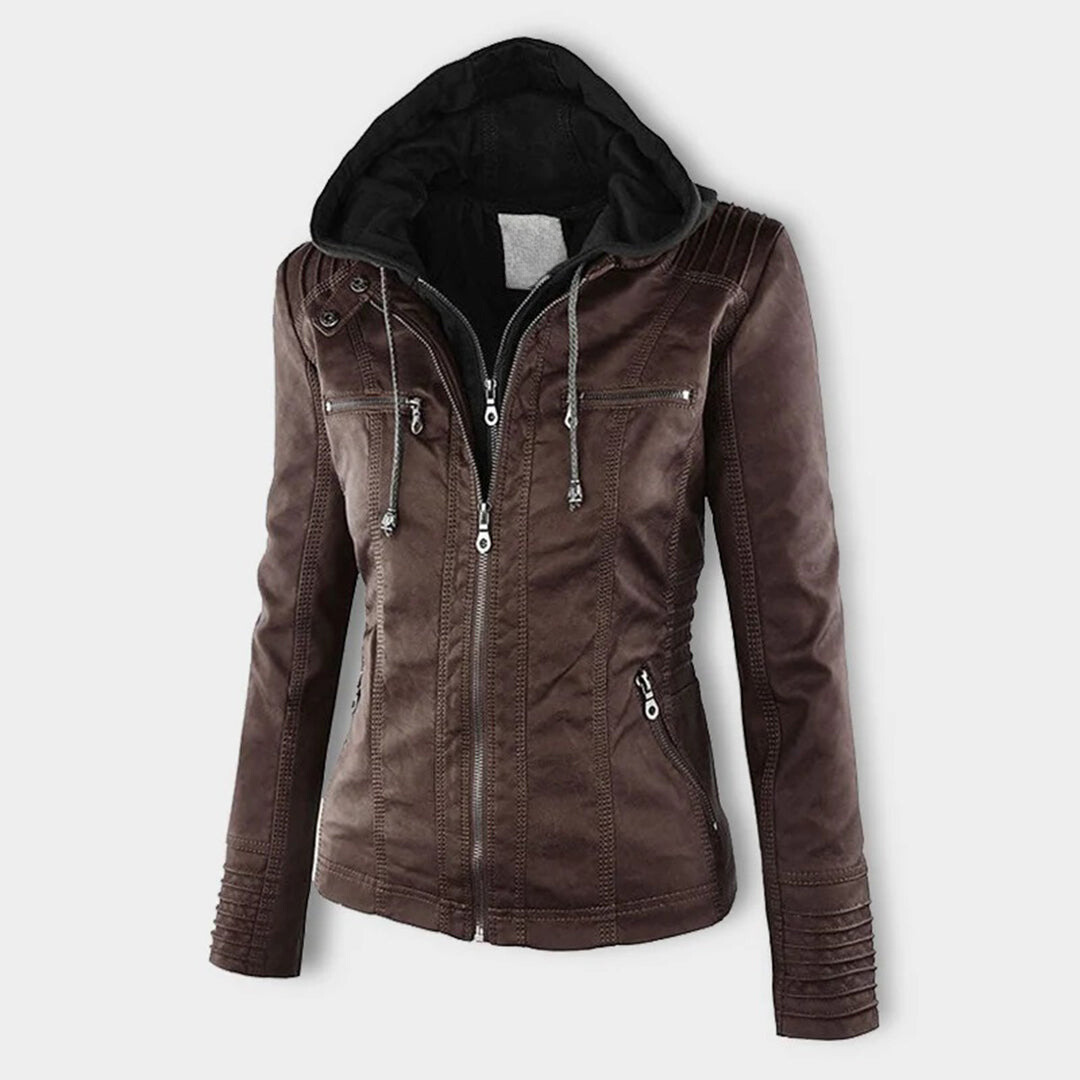 Ladies winter jacket with hood