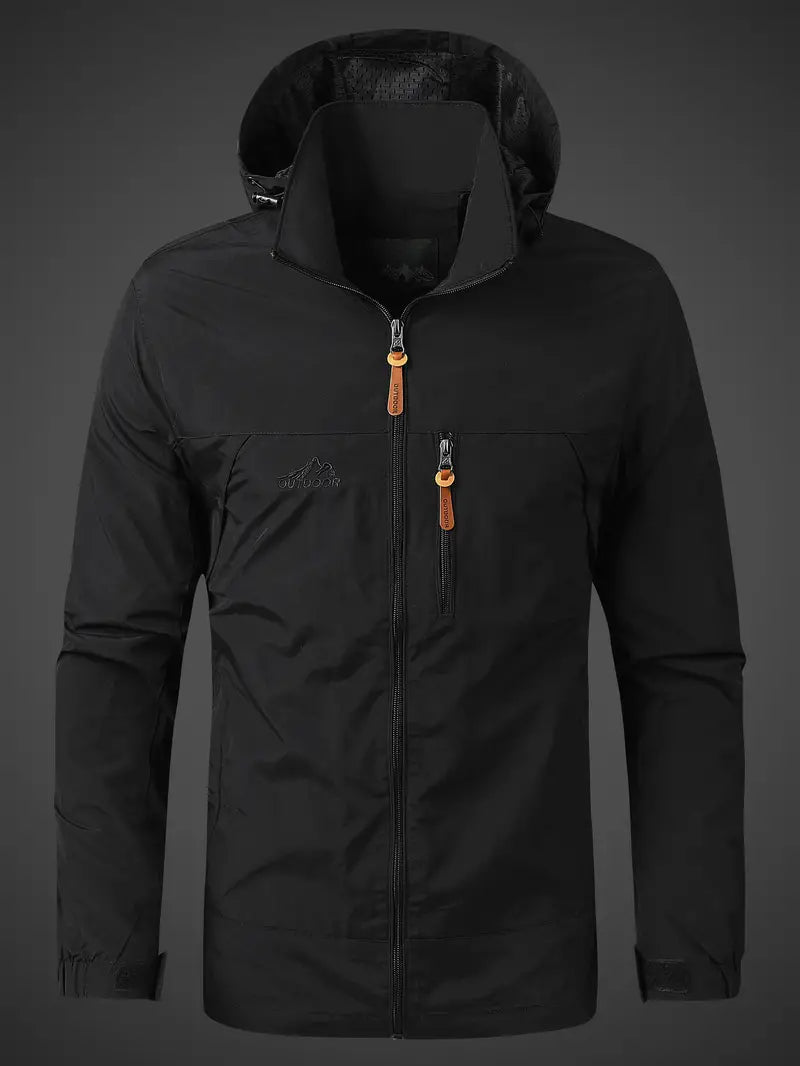 Waterproof and windproof outdoor jacket for men