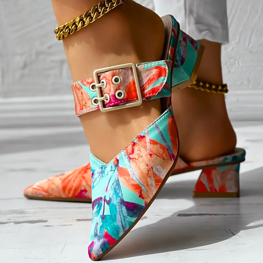 Talina - Colour Heeled Sandals