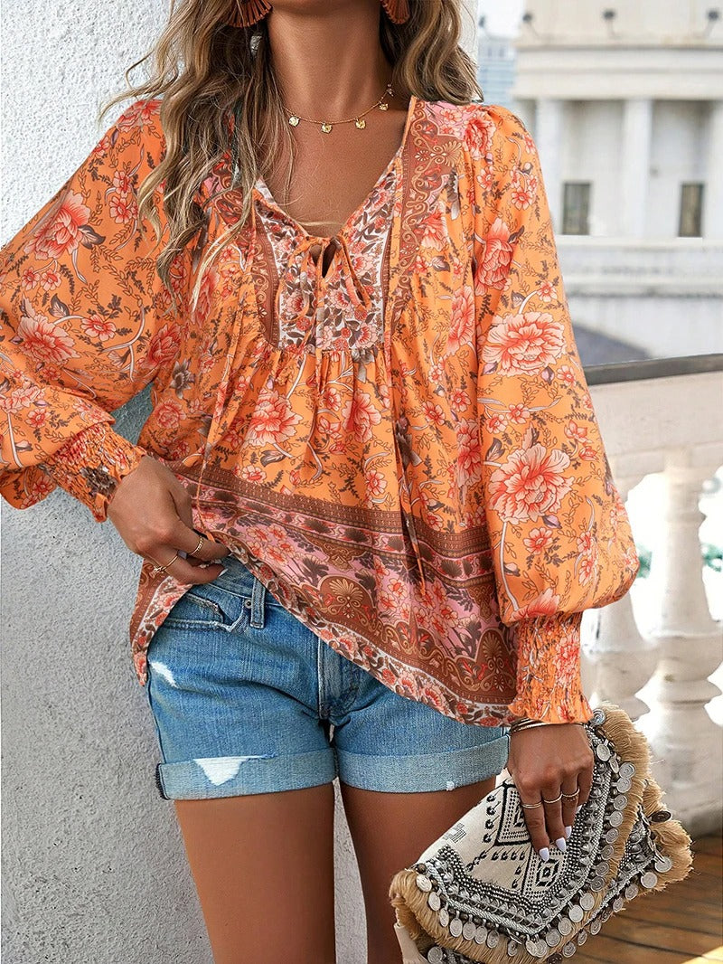 Elegant Floral Blouse for women