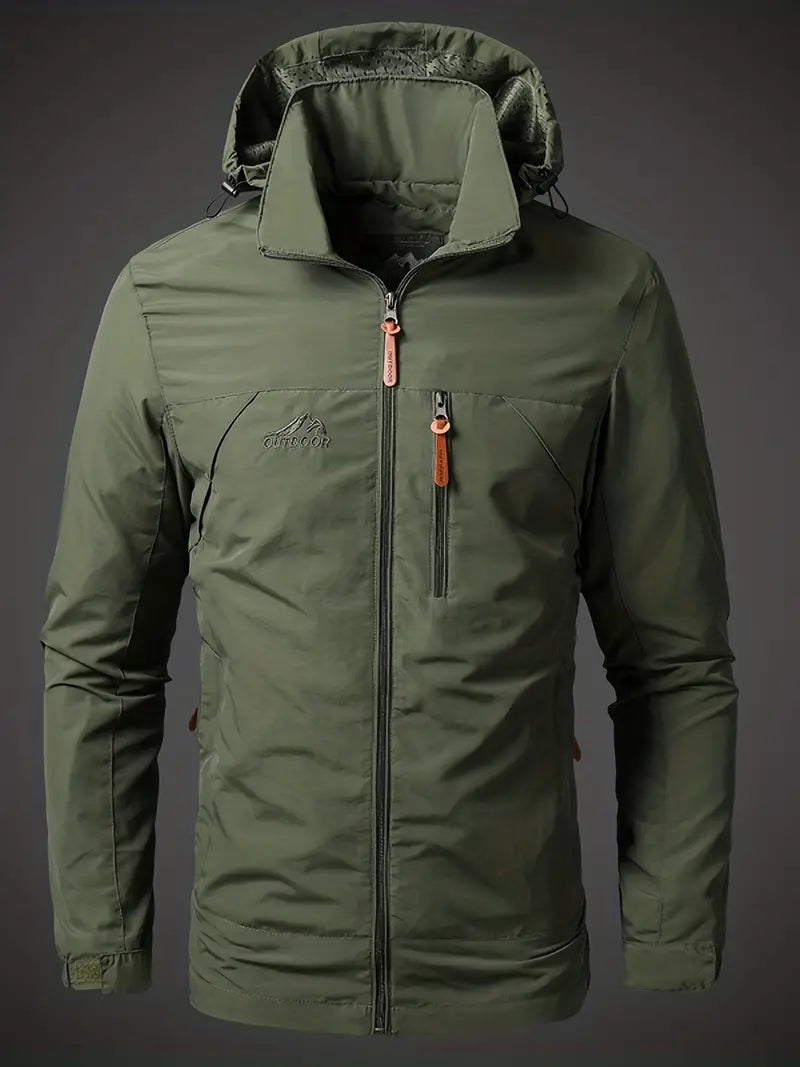 Waterproof and windproof outdoor jacket for men