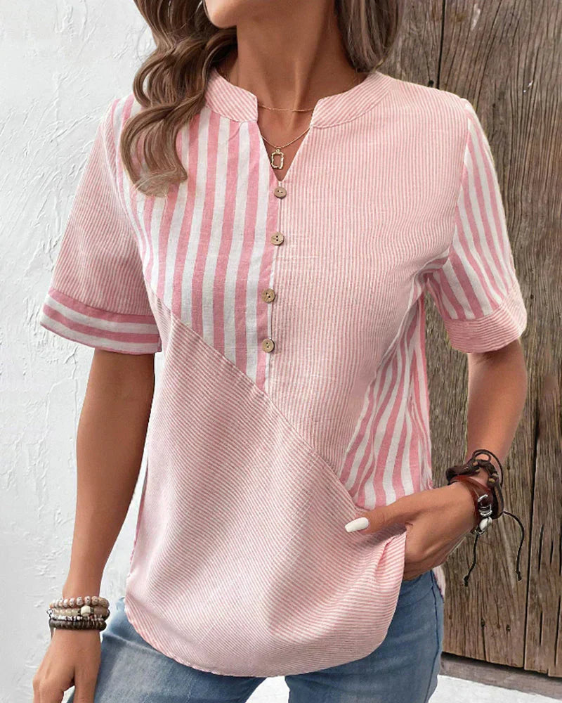 Casual Button Blouse for women