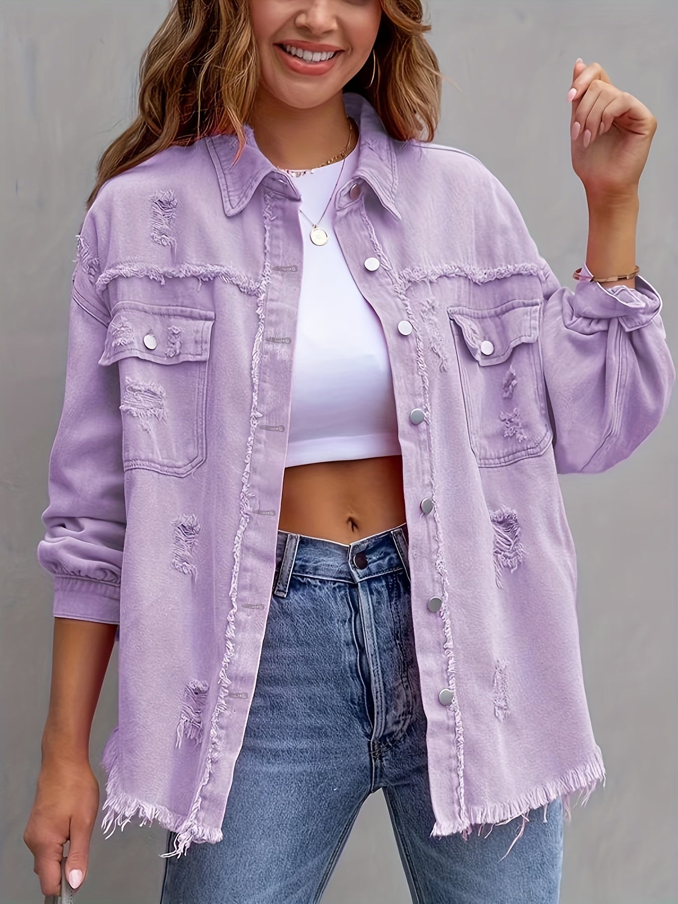 Oversized jacket for women