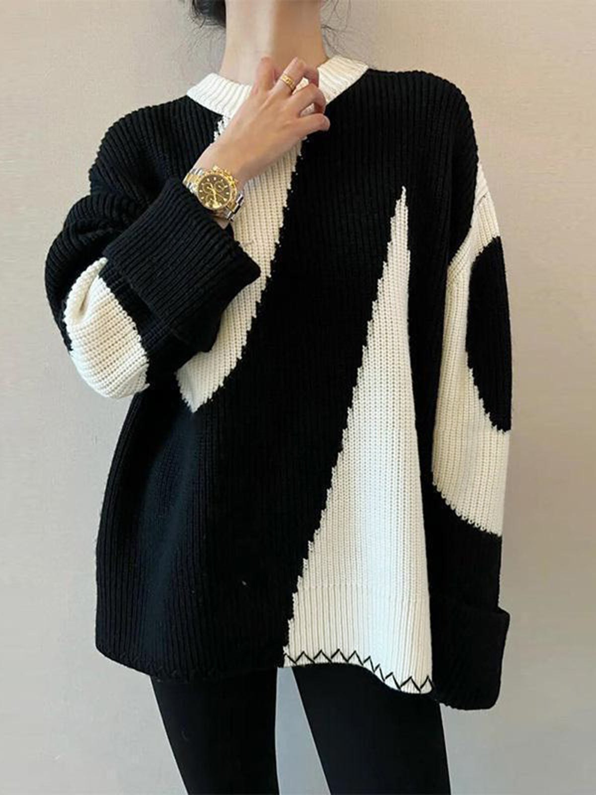 Oversized Zebrataur Sweater for women