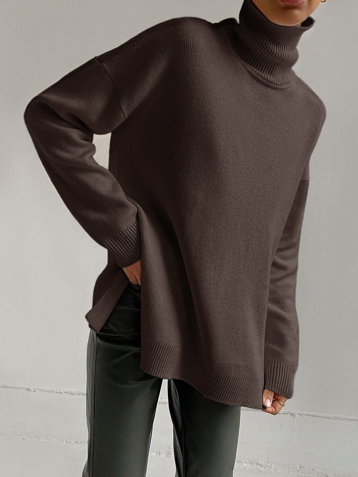 Lean On Me Turtleneck Sweater