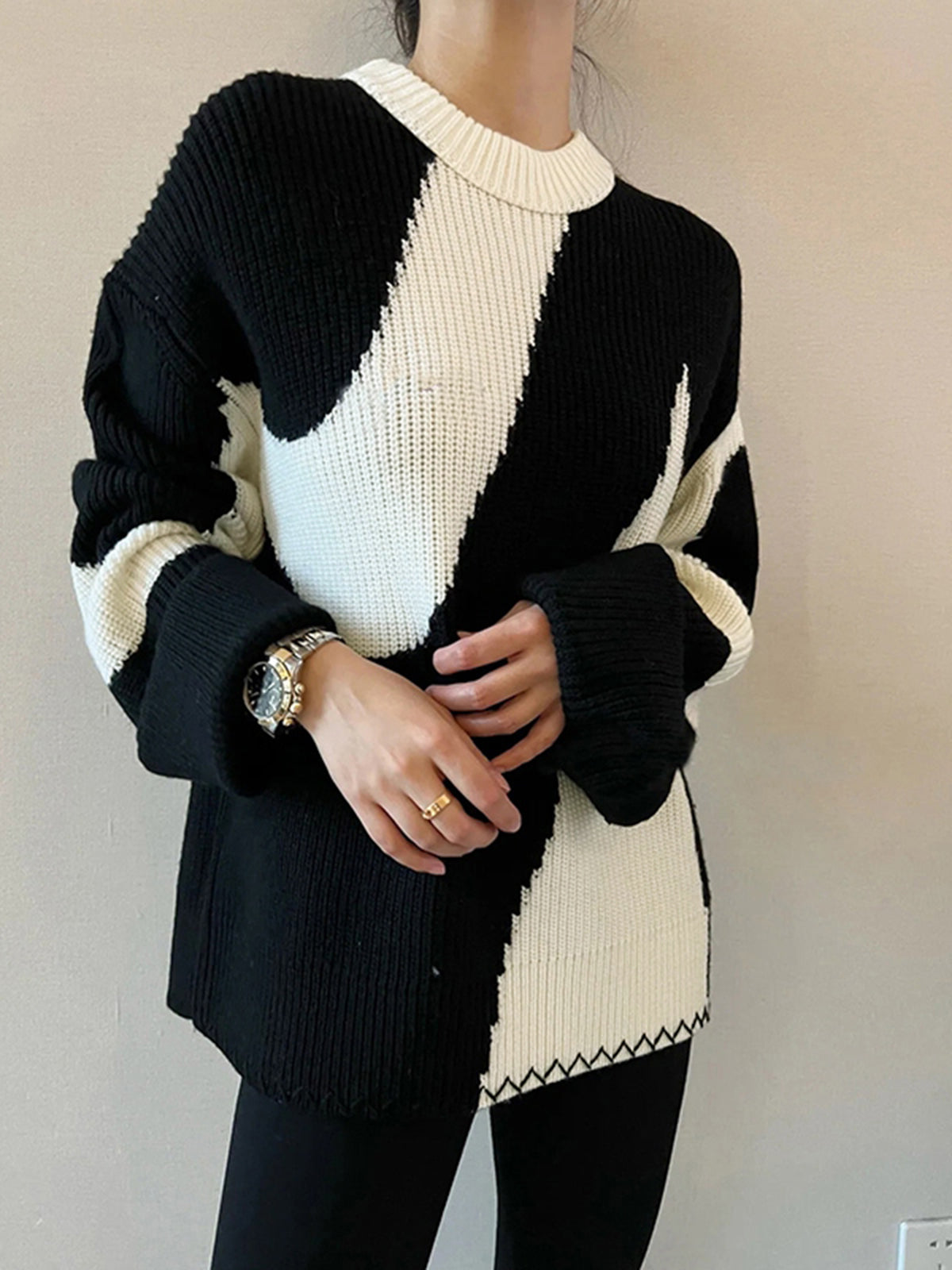 Oversized Zebrataur Sweater for women