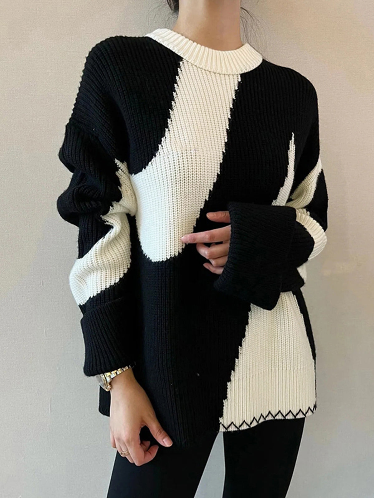 Oversized Zebrataur Sweater for women