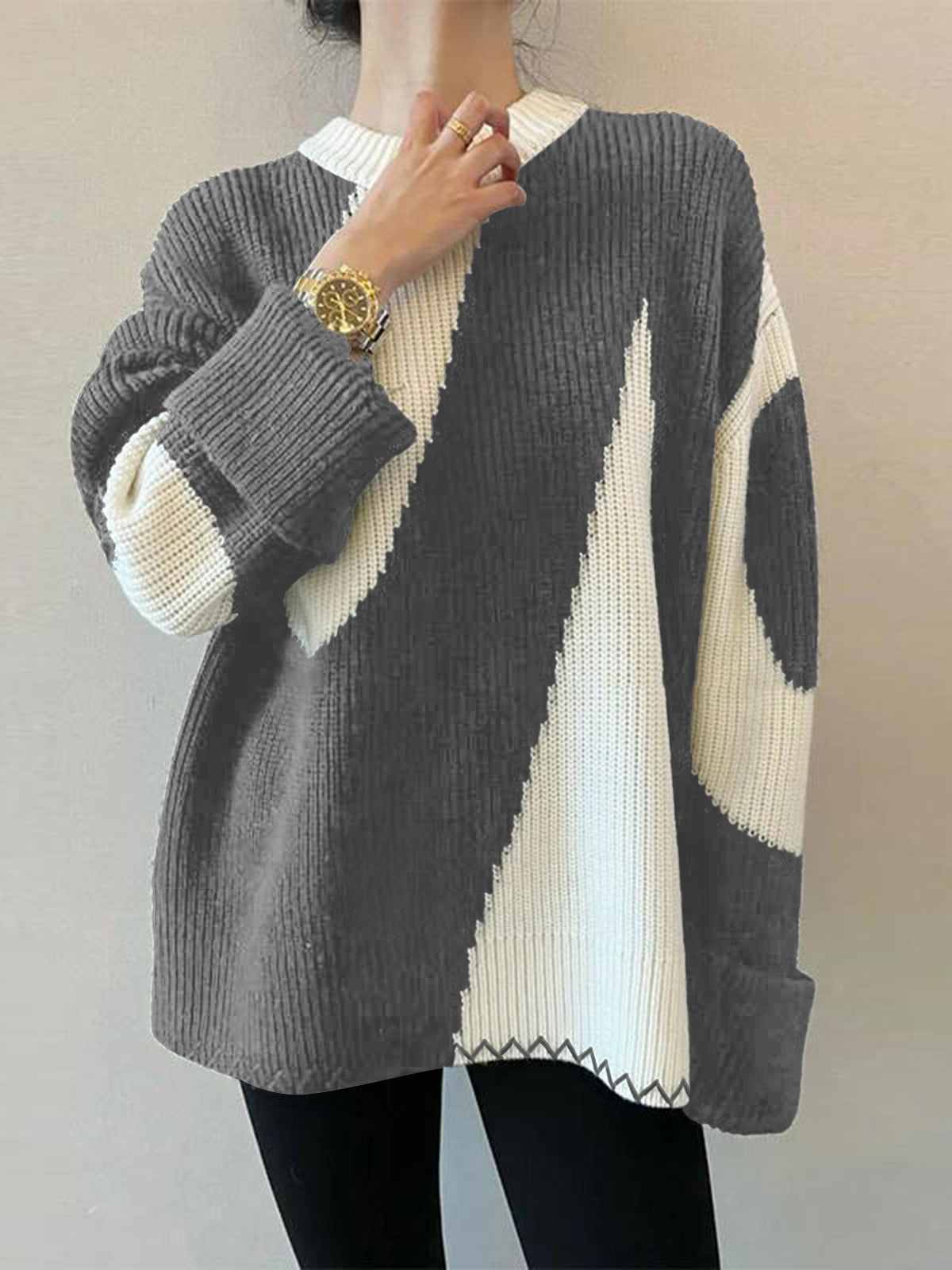 Oversized Zebrataur Sweater for women