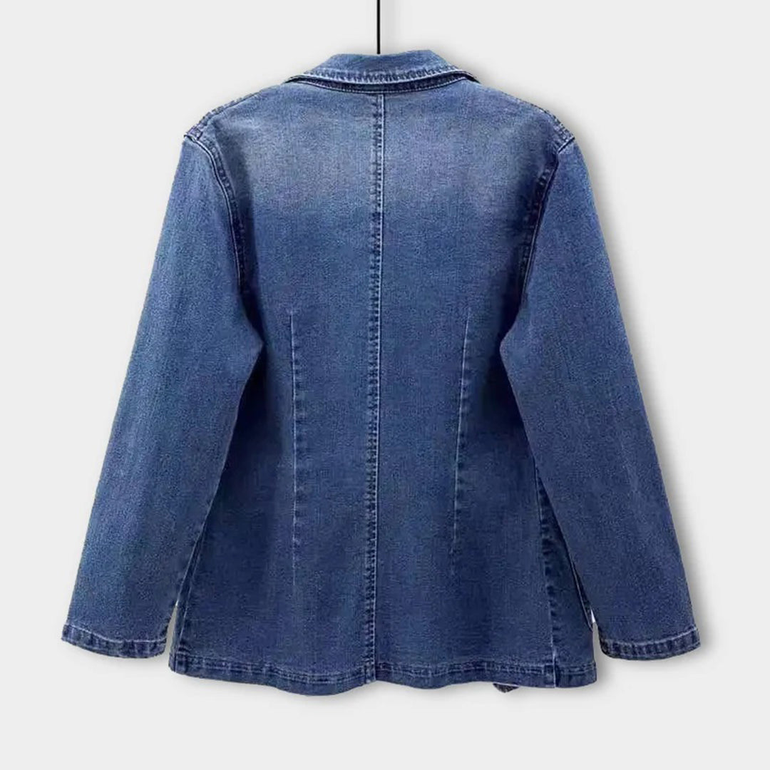 Elegant denim blazer for women