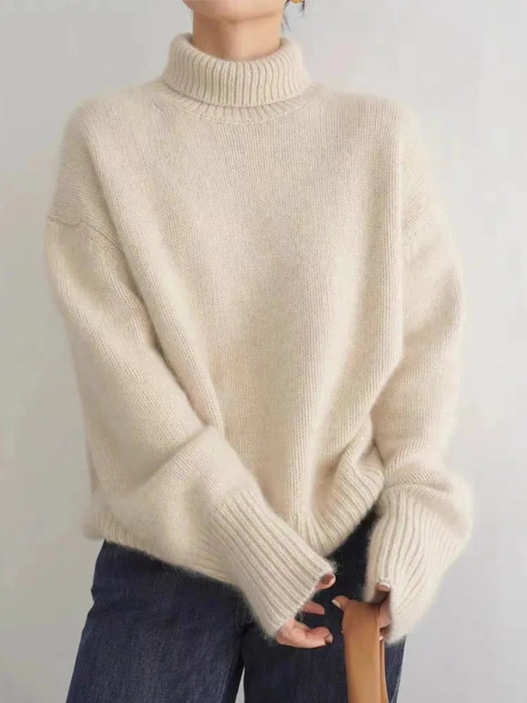 Stylish turtleneck jumper