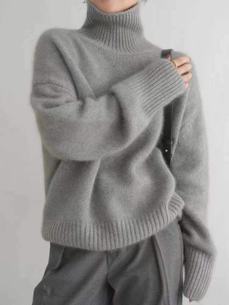 Cashmere Roll Neck Jumper