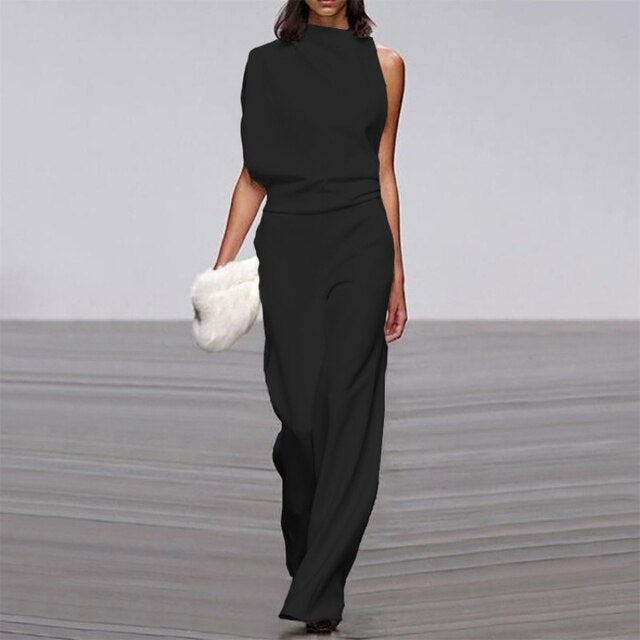 Simply Elegant Wide-Leg Jumpsuit